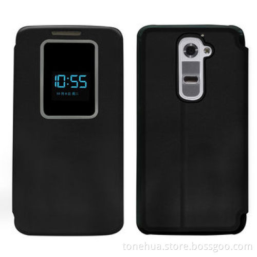 PU Leather Flip Case for LG G2, OEM/ODM Orders are Welcome, Various Colors are Available
